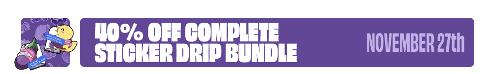 40% Off Sticker Drips Bundle