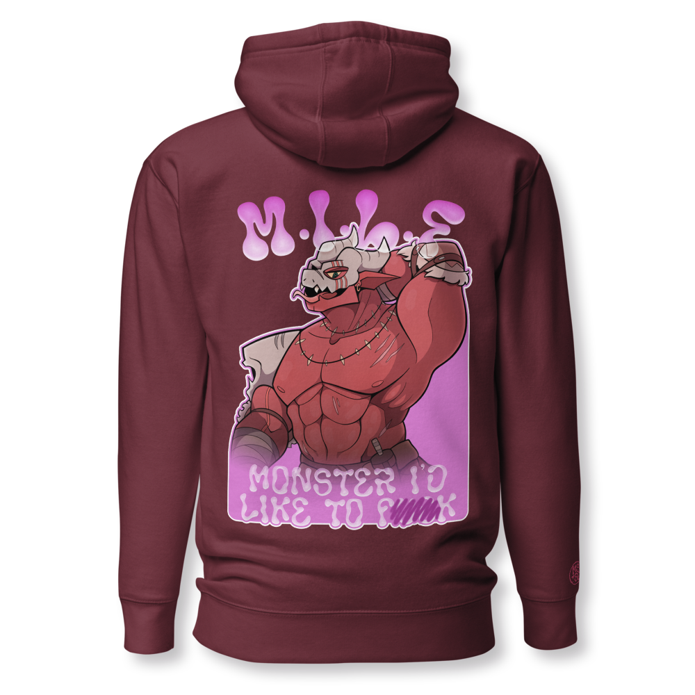 M.I.L.F. Hoodie – Maroon