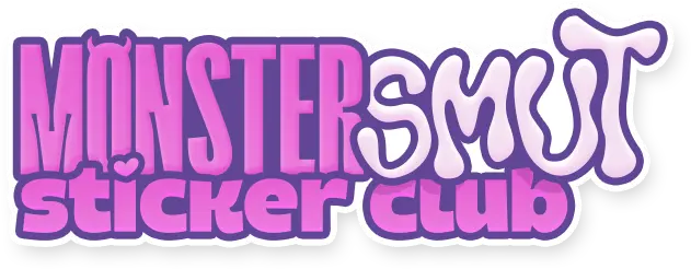 Monster Smut Sticker Club Logo