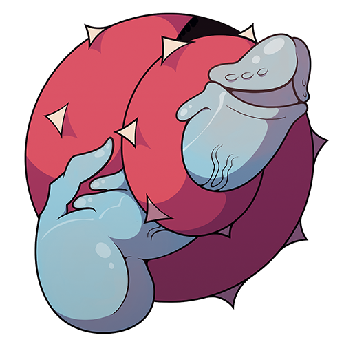 Sticker #5 – Dragon Tail Tug (Detail)