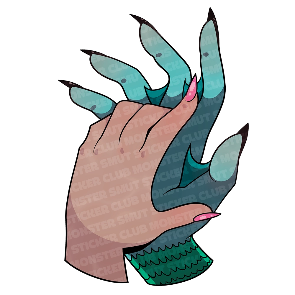 Sticker #17 – Webbed Finger Play (Large)