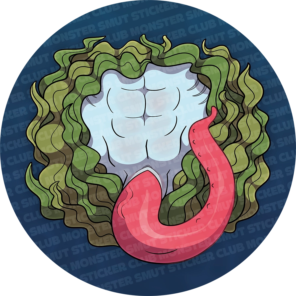 Sticker #18 – Seaweed Slither (Large)