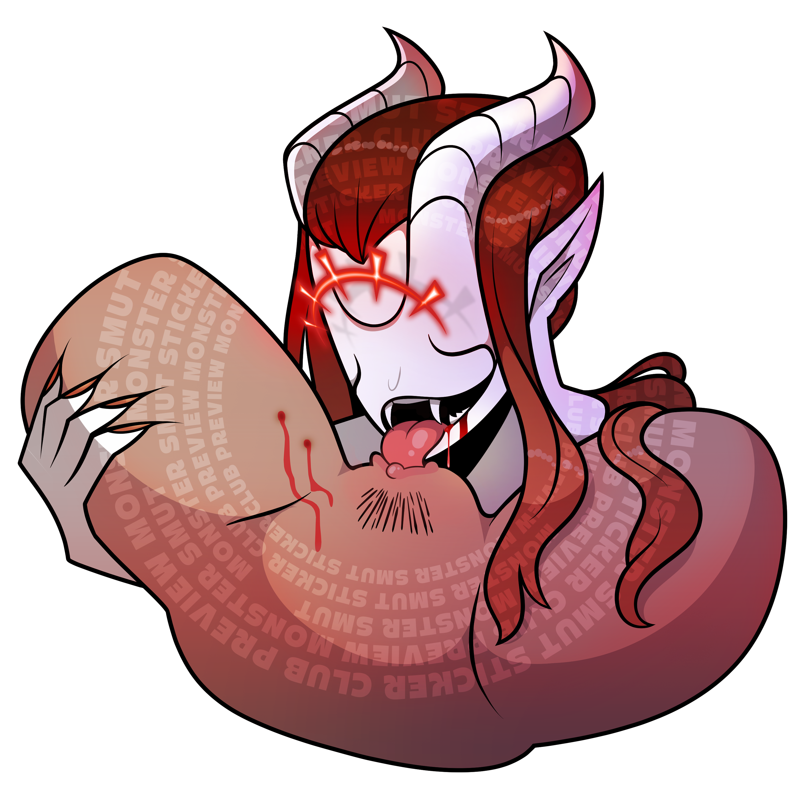 Sticker #23 – Vampire Feeding (Large)