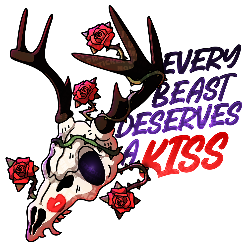 Sticker #26 – Every Beast Deserves A Kiss (Large)