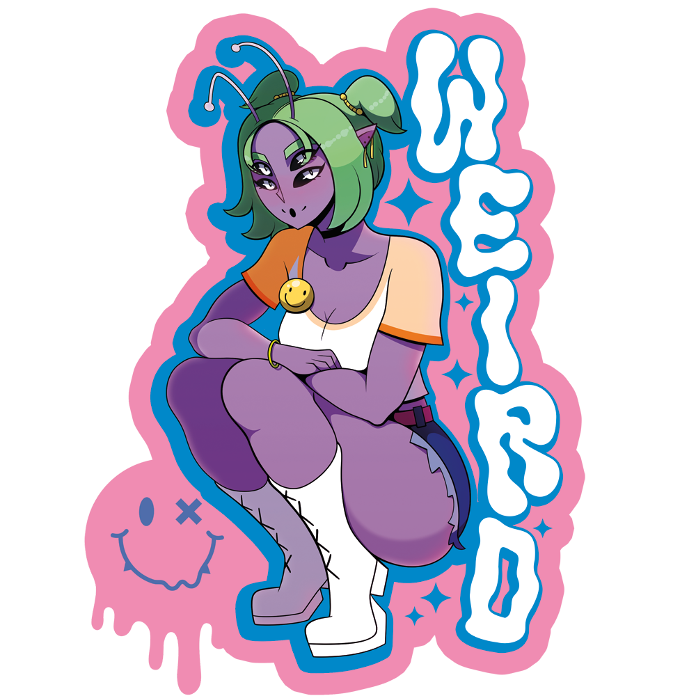 Sticker #60 – WEIRD (Large)