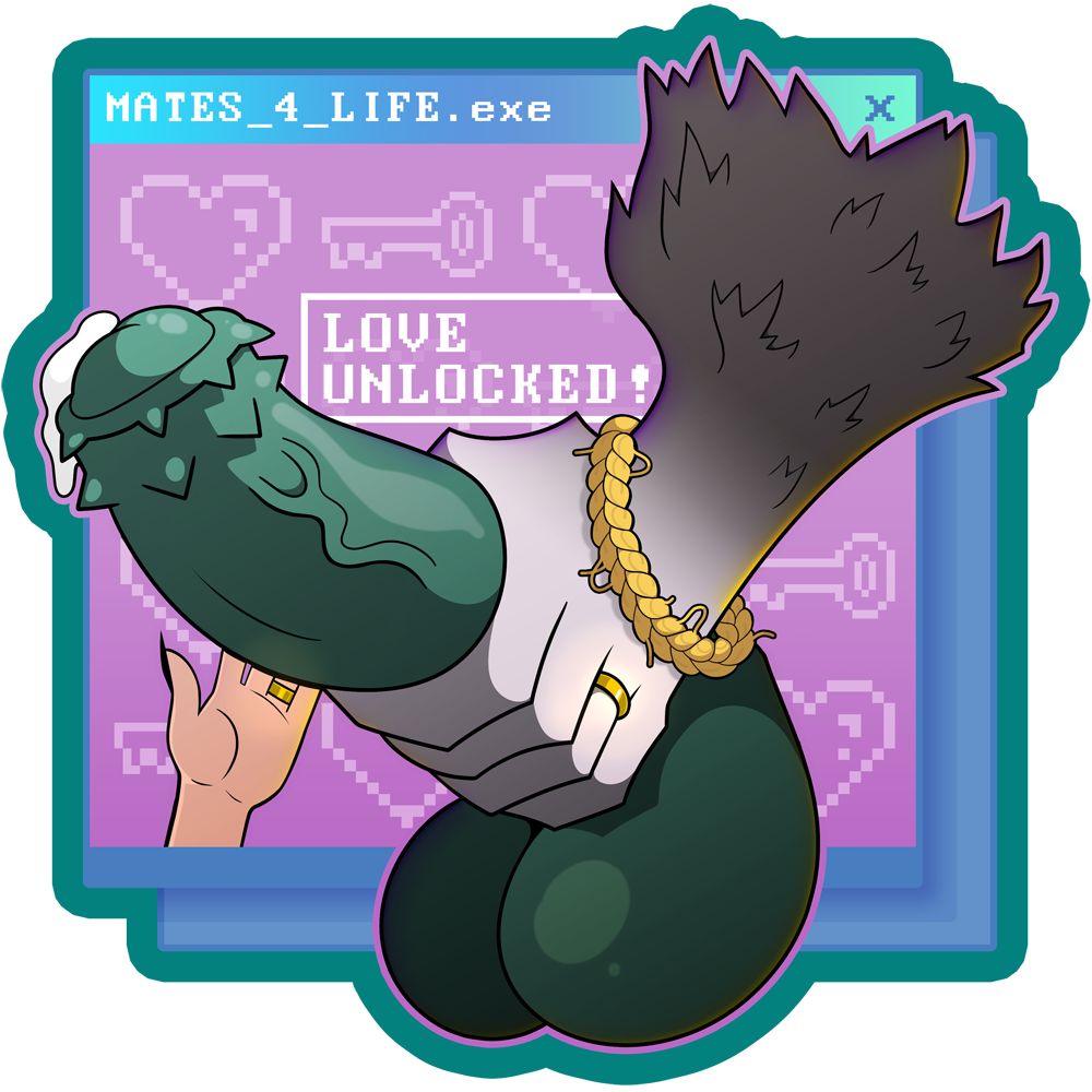 Sticker #63 – Mates 4 Life (Large)