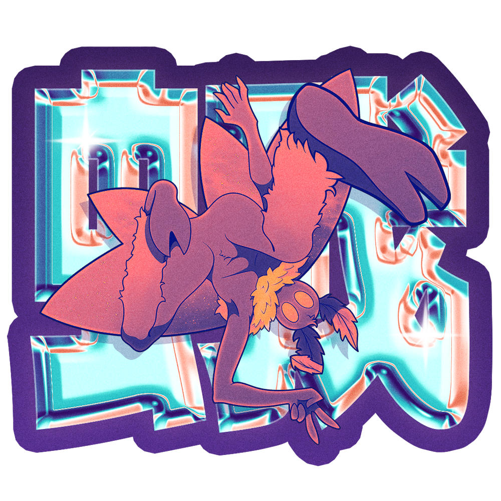 Sticker #68 – MOTH (Large)